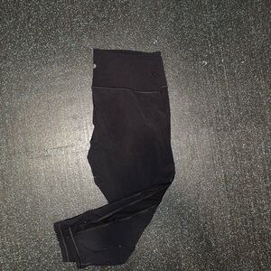 Athleta Transcend Mesh 7/8 Tights in Black 2X